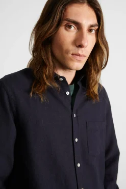 Adam Shirt Plain Navy | Edmmond Studios Discount
