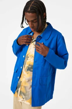 Albatros Jacket Plain Blue | Edmmond Studios Fashion