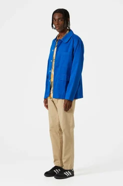 Albatros Jacket Plain Blue | Edmmond Studios Fashion