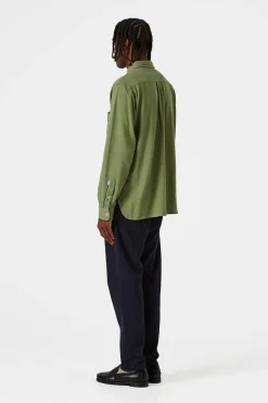Andy Shirt Plain Olive | Edmmond Studios Shop