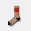 Archer Socks Plain Beige | Edmmond Studios Fashion