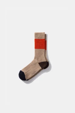 Archer Socks Plain Beige | Edmmond Studios Fashion
