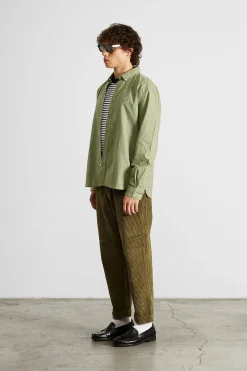 Bd Shirt Oxford Plain Olive | Edmmond Studios Best Sale
