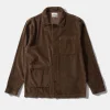 Bline Jacket Cord Plain Brown | Edmmond Studios Best Sale