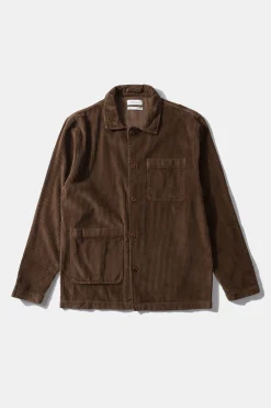 Bline Jacket Cord Plain Brown | Edmmond Studios Best Sale