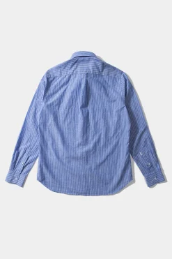 Bold Shirt Vertical Stripes Blue | Edmmond Studios Online