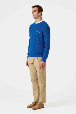 Canale Sweater Plain Blue | Edmmond Studios Cheap