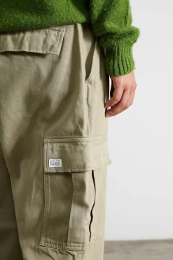 Cargo Pants Plain Khaki | Edmmond Studios Hot