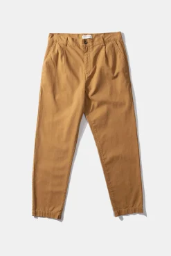 Chino Herringbone Plain Caramel | Edmmond Studios Clearance