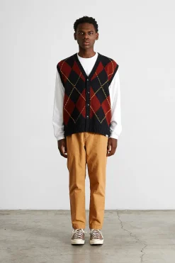 Chino Herringbone Plain Caramel | Edmmond Studios Clearance