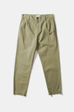 Chino Herringbone Plain Khaki | Edmmond Studios Cheap
