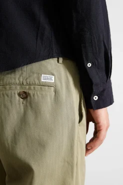 Chino Herringbone Plain Khaki | Edmmond Studios Cheap