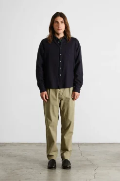 Chino Herringbone Plain Khaki | Edmmond Studios Cheap