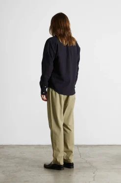 Chino Herringbone Plain Khaki | Edmmond Studios Cheap