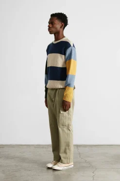 Clown Sweater Colour Block Navy | Edmmond Studios Best Sale