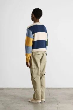Clown Sweater Colour Block Navy | Edmmond Studios Best Sale