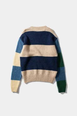 Clown Sweater Colour Block Navy | Edmmond Studios Best Sale