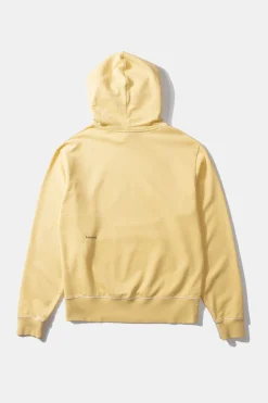 College Arch Hoodie Plain Light Yellow | Edmmond Studios Store