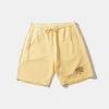 College Arch Shorts Plain Light Yellow | Edmmond Studios Best Sale