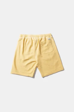 College Arch Shorts Plain Light Yellow | Edmmond Studios Best Sale