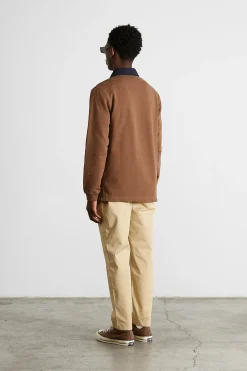 College Polo Plain Brown | Edmmond Studios Outlet