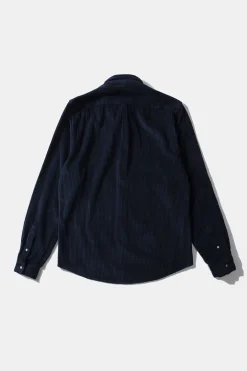 Cord Shirt Plain Navy | Edmmond Studios Discount