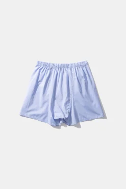 Cotton Boxer Plain Light Blue | Edmmond Studios Hot