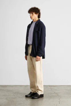Crisp Shirt Plain Navy | Edmmond Studios Store
