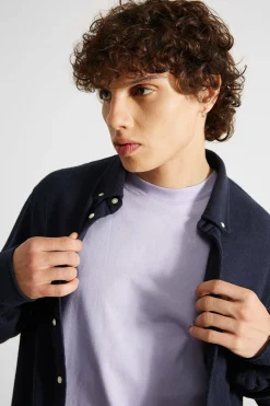 Crisp Shirt Plain Navy | Edmmond Studios Store