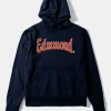 Curly Hoodie Plain Navy | Edmmond Studios Hot