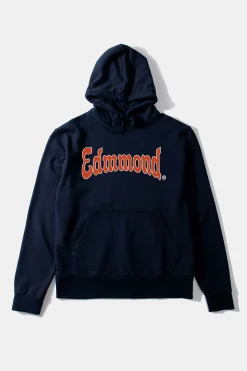 Curly Hoodie Plain Navy | Edmmond Studios Hot