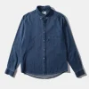 Day Shirt Denim Plain Stonewash | Edmmond Studios Shop