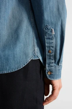 Day Shirt Denim Plain Stonewash | Edmmond Studios Shop
