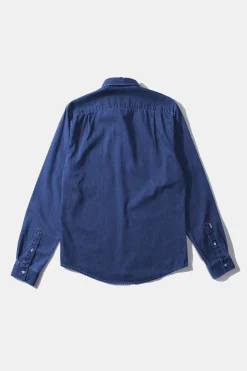 Day Shirt Denim Plain Stonewash | Edmmond Studios Best Sale