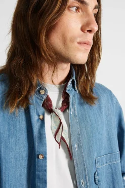 Day Shirt Denim Plain Stonewash | Edmmond Studios Shop