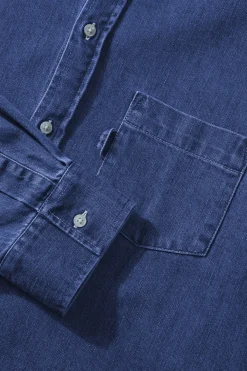 Day Shirt Denim Plain Stonewash | Edmmond Studios Best Sale