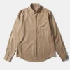Day Shirt Twill Plain Tan | Edmmond Studios Clearance