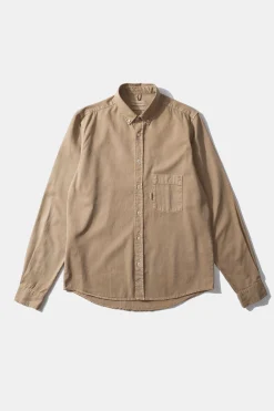 Day Shirt Twill Plain Tan | Edmmond Studios Clearance