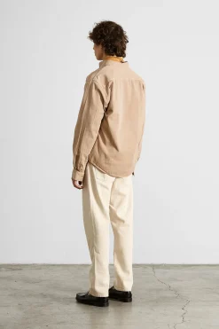 Day Shirt Twill Plain Tan | Edmmond Studios Clearance