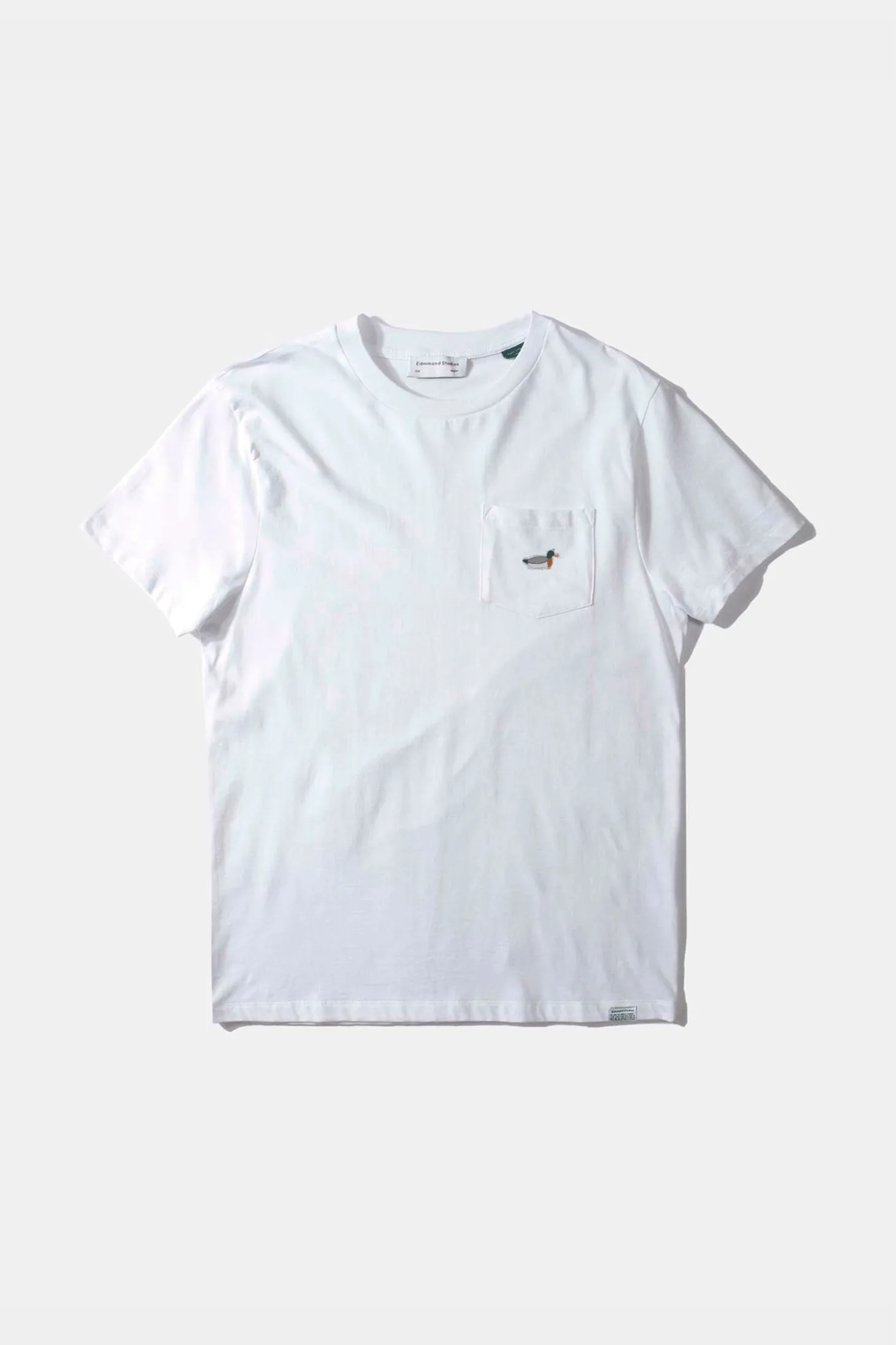 Duck Patch Tee Ns Plain White | Edmmond Studios New