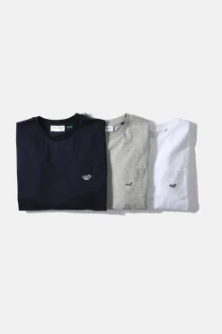 Duck Patch Tee Ns Plain White | Edmmond Studios New