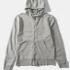 Duck Patch Zip Hoodie Plain Grey | Edmmond Studios Shop