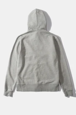 Duck Patch Zip Hoodie Plain Grey | Edmmond Studios Shop