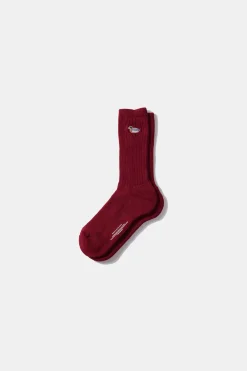 Duck Socks Plain Bordeaux | Edmmond Studios Store