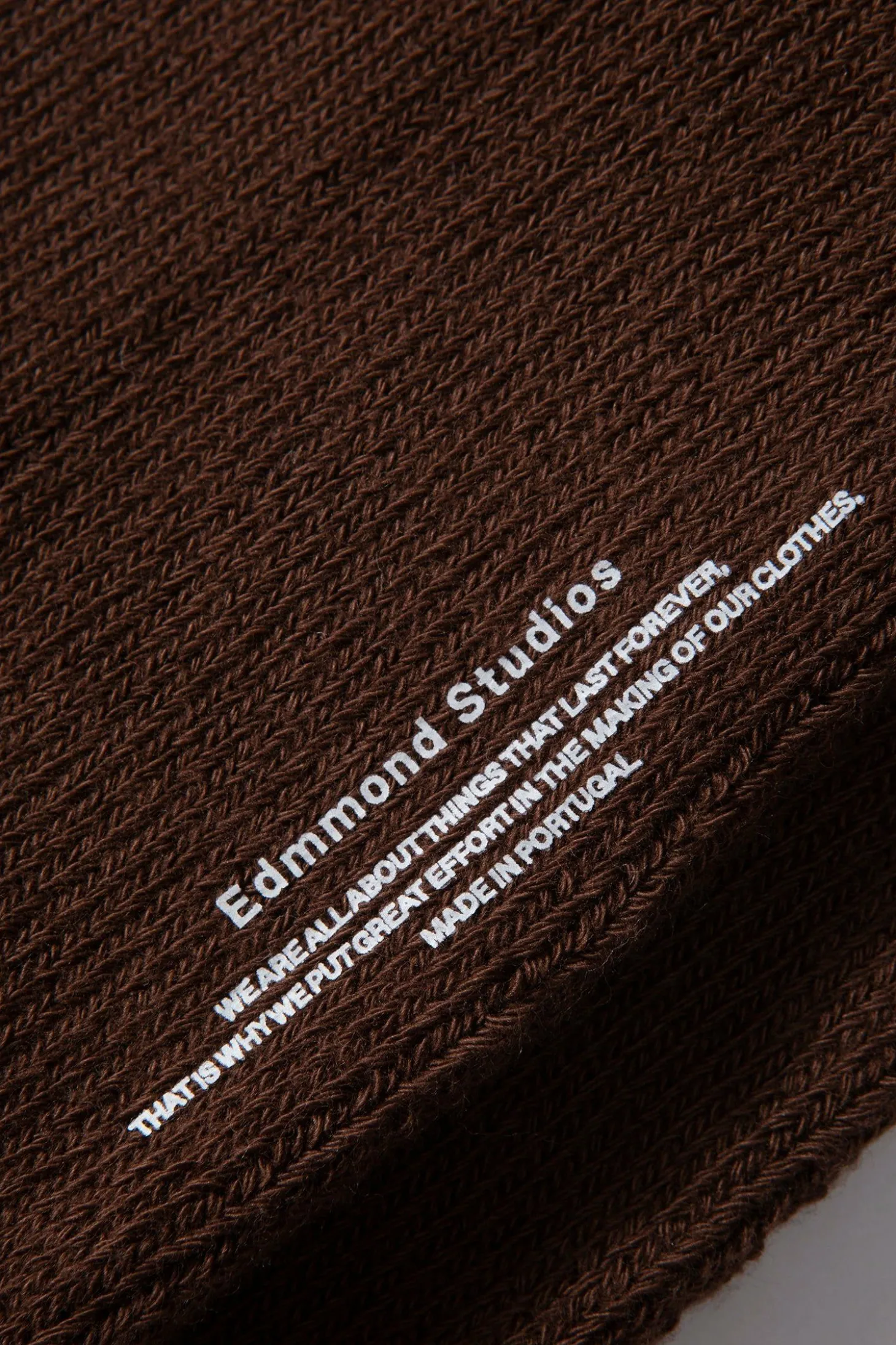 Duck Socks Plain Dk Brown | Edmmond Studios Flash Sale