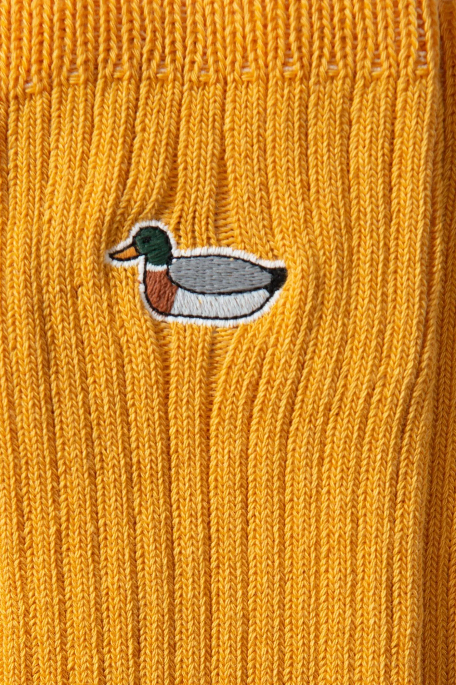 Duck Socks Plain Mustard | Edmmond Studios Best Sale