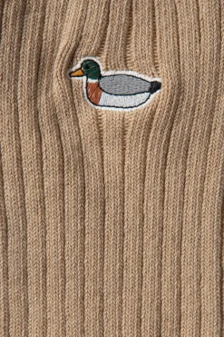 Duck Socks Plain Tan | Edmmond Studios Best Sale