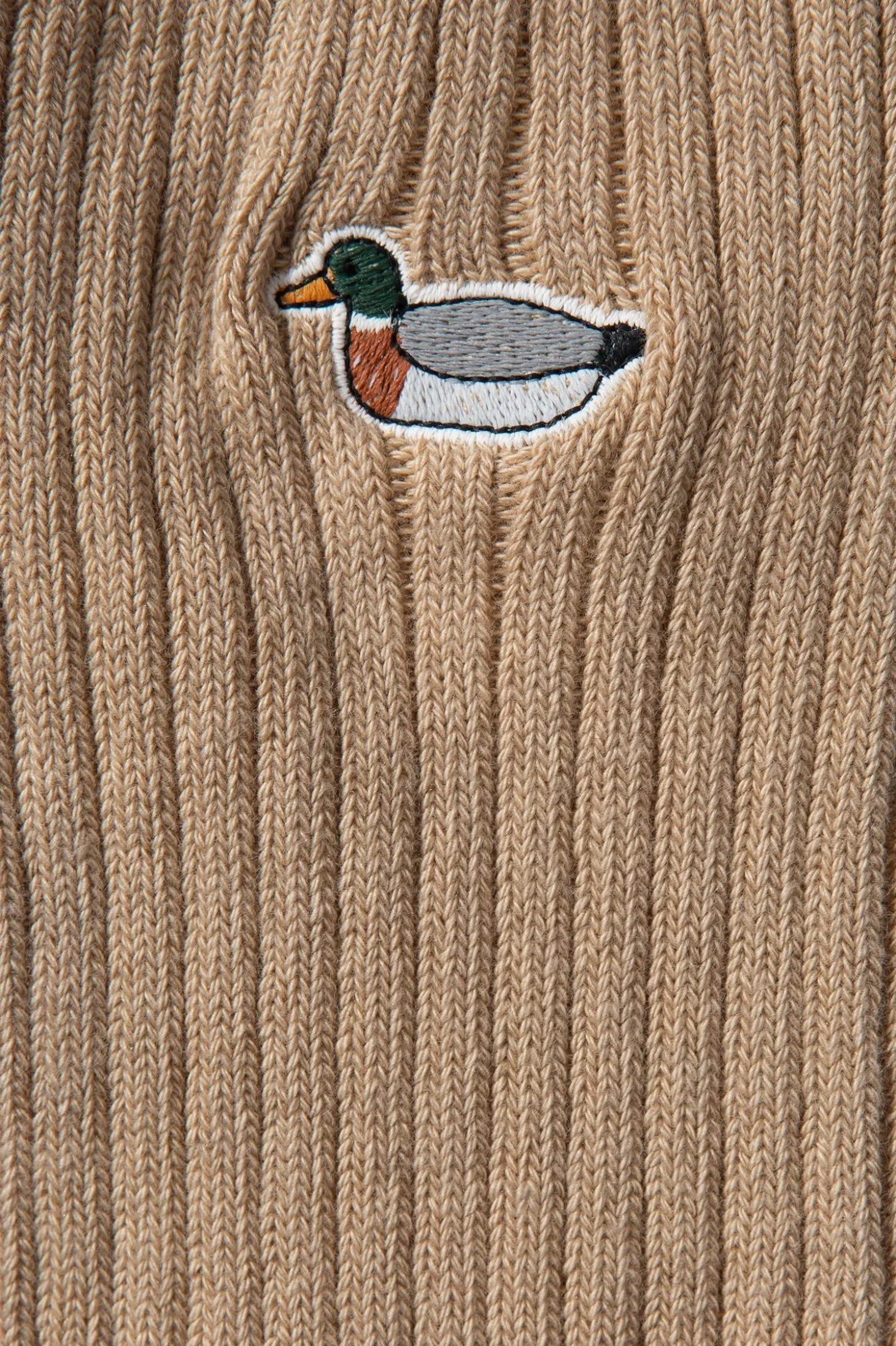 Duck Socks Plain Tan | Edmmond Studios Best Sale