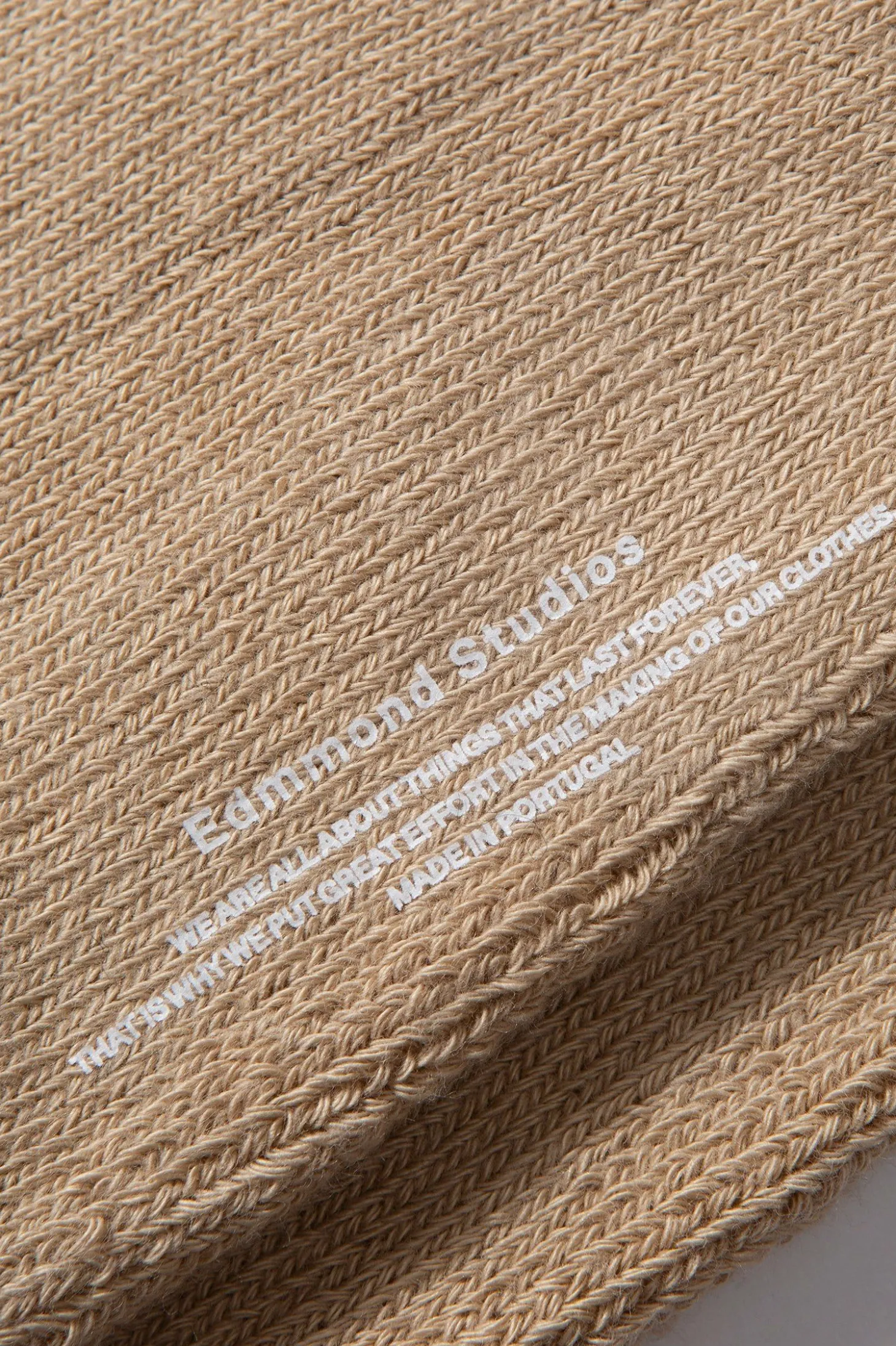 Duck Socks Plain Tan | Edmmond Studios Best Sale