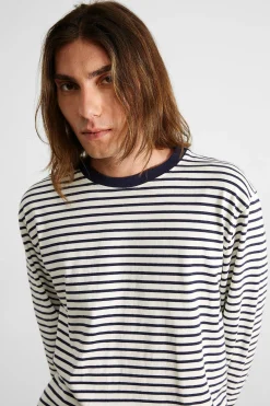Embro Stripes Plain Navy | Edmmond Studios Cheap